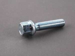 ES#2142845 - S17A45 - Ball Seat Wheel Bolt - 12x1.5x45mm - Priced Each - Zinc-coated wheel bolts made specifically for OE wheels - ECS - Volkswagen