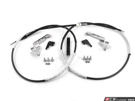 ES#3648470 - 8e0609721at1ktKT -  Parking Brake Refresh Kit - Includes cables, brackets, and securing hardware - Assembled By ECS - Audi