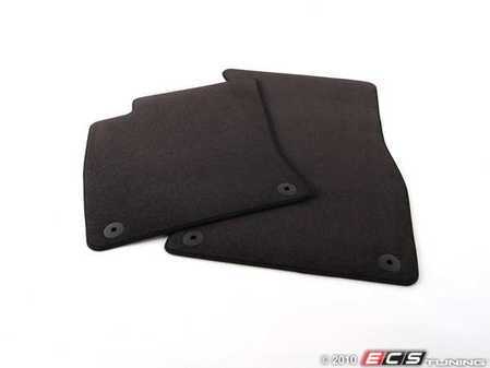 ES#388882 - 4E1863011E8A6 - Front Floor Mats - Black - A set of two front floor mats - Genuine Volkswagen Audi - Audi
