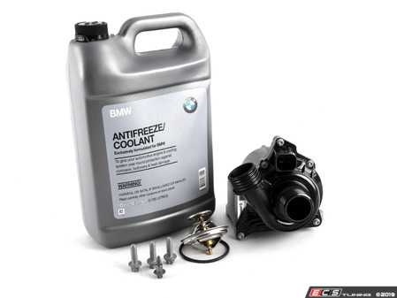 ES#3659496 - 11517632426KT-2 - Water Pump And Thermostat Kit - Includes everything you need to replace your water pump and thermostat using OEM and Genuine BMW components - Assembled By ECS - BMW