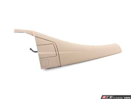 ES#112382 - 51437143138 - Light Beige Rear Upper Kick Panel Trim - Right - Replace your sun-baked trim - Genuine BMW - BMW