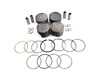 ES#2794055 - H18TAUD287209I12 - Mahle Performance Piston Set - Includes rings, wire locks, and wrist pins - 81.5mm bore, 8.5:1 CR, 86.4mm stroke (stock) - Mahle - Audi Volkswagen