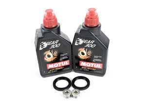 ES#3659099 - n10037106KT5 - Rear Differential Service Kit - Complete kit with Motul Gear 300 fluid with OEM Drain/Fill plugs to service your rear differential - Assembled By ECS - Audi Volkswagen