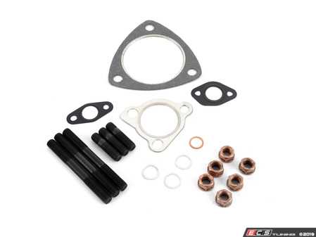 ES#2996527 - B518tftkt - FrankenTurbo Turbocharger Installation Kit - All hardware & gaskets to install a new turbocharger - Assembled By ECS - Audi