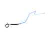ES#3318585 - 98642311326 - Clutch Pipeline - Connects clutch hydraulic line to the slave cylinder - Genuine Porsche - Porsche