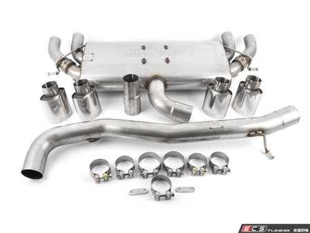 ES#3537744 - SSXVW423 - 3.0" Cat-back - Non-resonated - Get that Exhaust tone you've been looking for! Features 3" construction with quad Polished oval tips. - Milltek Sport - Volkswagen