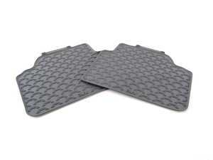 ES#120824 - 51470427559 - Rear Rubber Floor Mats - Gray - All weather protection for your BMW - Genuine BMW - BMW