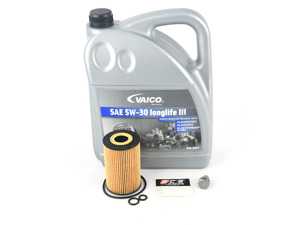 ES#3142977 - CKRAECOKT -  Economy Oil Service Kit - Only the essentials to perform an oil service. Includes German Made Vaico oil that meets VW 504.00 & 507.00 standards - Assembled By ECS - Volkswagen