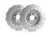 ES#2951459 - 4g8615601kt - Rear Brake Rotors - Pair (356x22) - Restore stopping power with scalloped style rotors - OEM - Audi