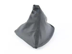 Leather Gear Lever Cover - Schwarz