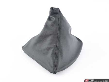 ES#47373 - 25117565871 - Leather Gear Lever Cover - Schwarz - Genuine BMW - BMW