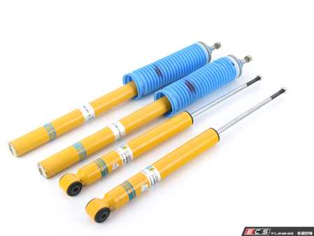 ES#3984578 - 24-020282KT - B6 Performance Front And Rear Shock Kit  - Unbelievable control, precise handling, ultimate performance and incredible comfort. German-made with world-famous Bilstein quality and a limited lifetime warranty! - Bilstein - BMW