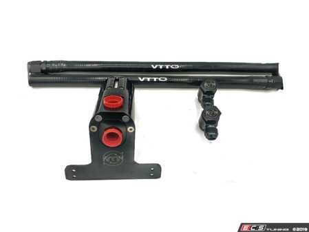 ES#3991464 - RS3CATCHCAN - VTT 8V RS3 Engine Side Catch Can - Keep your intake tract clean and oil free, with this Vargas catch can system - Vargas Turbo Technologies - Audi