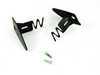 ES#128673 - 51717039262 - Bumper Mount Bracket Set - Priced As Set - Mounts to the core support - Genuine MINI - MINI