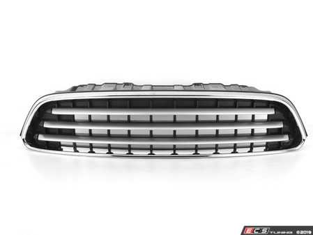 ES#2194784 - 63132186304 - Bracket And Grille - Used with the additional fog / rally light install kit : without chrome line exterior - Genuine MINI - MINI