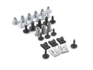 ES#3677891 - 8k0805121KT1 - Front Belly Pan Installation Hardware Kit  - Don't allow your belly pan to drag across the ground - Genuine Volkswagen Audi - Audi