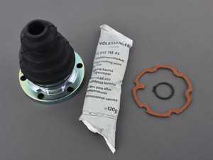 ES#2622796 - 443498201BKT1 - Rear Inner CV Joint Boot Kit - Priced Each - Complete boot kit with hardware and grease - Assembled By ECS - Audi