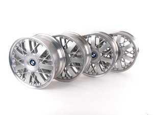 ES#2158087 - 361167513567 - 18" Style 76 Star Spoke Wheel - Staggered Set (Part Is NLA) - Complete set of four to improve the look of your vehicle, 18x8 & 18x9.5 - Genuine BMW - 