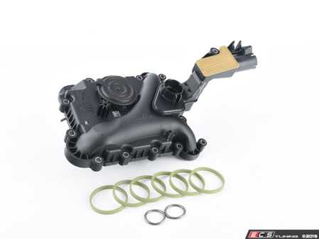 ES#3991404 - 06e103547aeKT - Oil Separator Service Kit (06E103547AK) - Comprehensive kit includes new oil separator, supercharger gaskets (qty 6), and vent tube o-rings (qty 2). - Genuine Volkswagen Audi - Audi