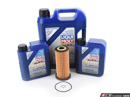 ES#2996281 - 06e115562a2KT - Oil Service Kit - Featuring a Hengst Filter and Liqui Moly Leichtlauf High Tech Synthetic oil - Assembled By ECS - Volkswagen