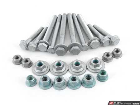 ES#2712717 - N10576802KT1 - Complete Front Control Arm Hardware Kit - Includes all of the front control arm securing hardware - Genuine Volkswagen Audi - Audi