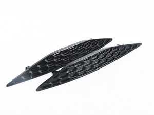 ES#3557737 - R17-1-1000-01-G - Rear Reflector Insert Set - Gloss Black Honeycomb - A clean cosmetic upgrade for your GTI - Acexxon - Volkswagen