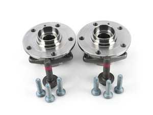 ES#3546955 - 8v0498625aKT - Front Wheel Bearing & Hub Assembly Kit - Includes both wheel bearing/hub assemblies with hardware - Genuine Volkswagen Audi - Audi Volkswagen