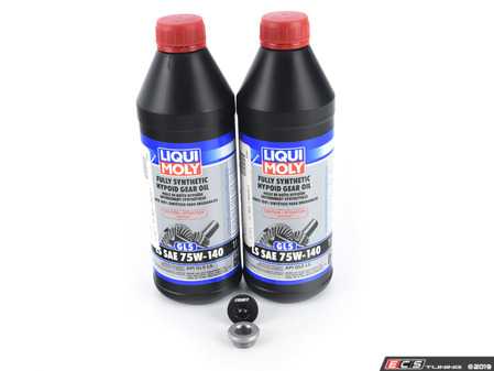 ES#3691552 - 33117525064KT7 - Differential Service Kit - All you need in one package for scheduled differential maintenance! With an ECS Magnetic Differential Oil Drain Plug! - Assembled By ECS - BMW