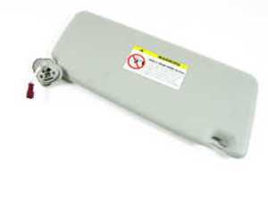 ES#87162 - 51168242555 - Gray Vinyl Sun Visor - Left - Lighted with small mirror  - Genuine BMW - BMW
