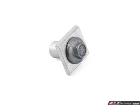 ES#2206910 - 8Z0971506B - Negative Contact Plate - Priced Each  - Grounds the negative battery terminal on the chassis - Genuine Volkswagen Audi - Audi