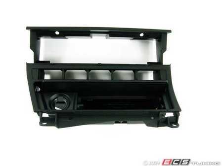 ES#86962 - 51168230902 - E46 Radio Mounting Bracket - Provides mounting for DSC, seat heating buttons, ashtray and storage compartment - Genuine BMW - BMW