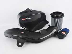 ES#3970599 - 58-10004D - AFE Black Series Carbon Fiber Cold Air Intake System W/Pro DRY S Filter - Extremely good looks and performance - only the best for your M2! - AFE - BMW