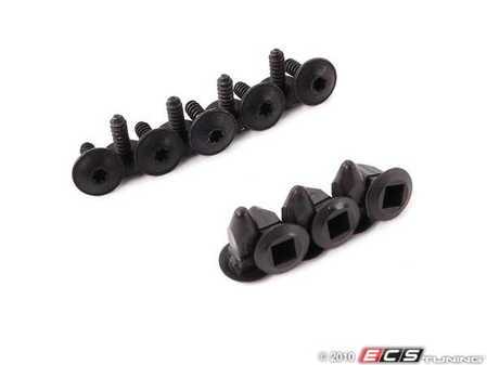 ES#2158179 - 8E0898788 - Rear Fender Liner Hardware Kit - Priced Each - Complete hardware kit to secure one fender liner - Assembled By ECS - Audi