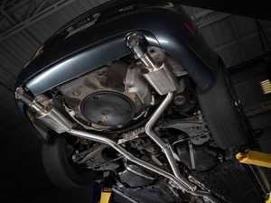 ES#5388631 - 010076ECSATKT - Audi B7 A4 2.0T Cat Back Exhaust System (Carbon Tips) - With Luft-Technik Intake System - Automatic Transmission - Transform the sound and performance of your vehicle with a cat-back and a Luft-Technik Intake System - Doorbusters - Audi