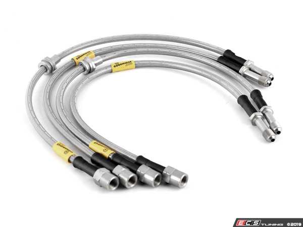 GoodRidge G-Stop Stainless Steel Brake Line Kit | 2003-2006 Mitsubishi Evolution 8/9 (26052)