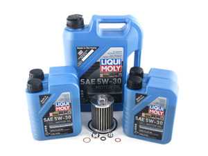 ES#3677548 - 114275420212KT2 - Oil Change Kit / Inspection 1 - Everything you'll need to do a basic oil change, including a K&P Engineering High Performance Stainless Steel Oil Filter! - Assembled By ECS - BMW