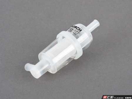 ES#10167 - 0014776601 - In-Line Fuel Filter - Priced Each - With brass inserts - Bosch - Mercedes Benz