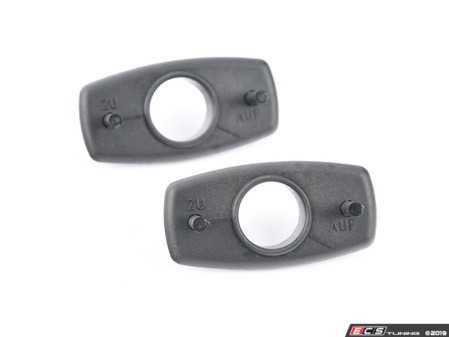 ES#2534901 - 90156529945 - Targa Latch Plate - Pair - Trim surround for targa top release handle - URO - Porsche