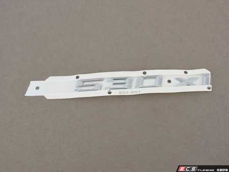 ES#79275 - 51147066927 - Model Emblem - 530Xi - Genuine BMW - BMW