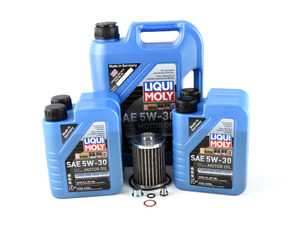 ES#3677554 - E6XINS1kt - Oil Change Kit / Inspection I - Everything you'll need to do a basic oil change, including a K&P Engineering High Performance Stainless Steel Oil Filter! - Assembled By ECS - BMW