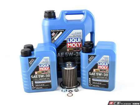 ES#3677554 - E6XINS1kt - Oil Change Kit / Inspection I - Everything you'll need to do a basic oil change, including a K&P Engineering High Performance Stainless Steel Oil Filter! - Assembled By ECS - BMW