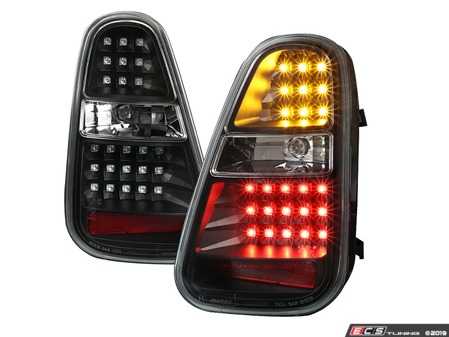 ES#4000063 - LT-MINI06JMLED-T - Black Blacking LED Tail Light - Pair LT-MINI06JMLED-TM - Stylish aftermarket LED tail lights for your 7/2004+ R50 R52 R53 with a black housing - Spec-D Tuning - MINI