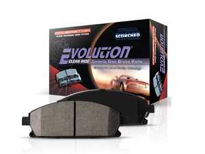 ES#3988769 - 16-736 - Z16 Evolution Ceramic Front Brake Pad Set - Low-Dust and Noise-Free premium ceramic brake pads. - Power Stop - Audi
