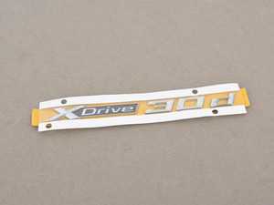 ES#2781312 - 51147345063 - F15 Model Emblem - X Drive 30D - Genuine BMW - BMW