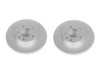 ES#4000103 - ebr819evcKT - Evolution Coated Front Brake Rotors - Pair (330x32) - Featuring a GEOMET rust preventative coating - Power Stop - Volkswagen Porsche