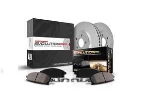 ES#3989321 - CRK7980 - Z17 Coated Brake Kit - Front Pair 11.57" (294x22) - Includes Evolution GEOMET Coated Rotors & Z17 Clean Ride Ceramic Brake Pads - Power Stop - MINI
