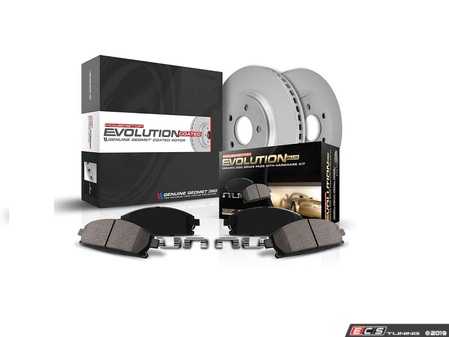 ES#3989318 - CRK7977 - Z17 Coated Brake Kit - Front Pair 11.10" (282x22) - Includes Evolution GEOMET Coated Rotors & Z17 Clean Ride Ceramic Brake Pads - Power Stop - MINI