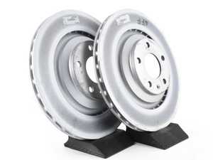 ES#3184515 - 4F0615601FKT9 - Rear UV Coated Brake Rotors - Pair (330x22) - Features Brembo's special UV paint treatment that guarantees superior corrosion resistance. - Brembo - Audi