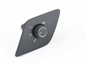 ES#2773484 - 5C7959565MXSH - Chrome Mirror Switch - Replace your boring factory switch with this chrome unit - Genuine Volkswagen Audi - Volkswagen