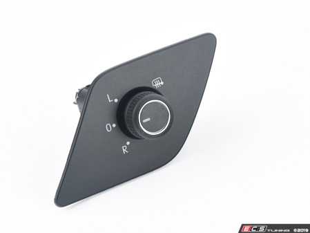 ES#2773484 - 5C7959565MXSH - Chrome Mirror Switch - Replace your boring factory switch with this chrome unit - Genuine Volkswagen Audi - Volkswagen